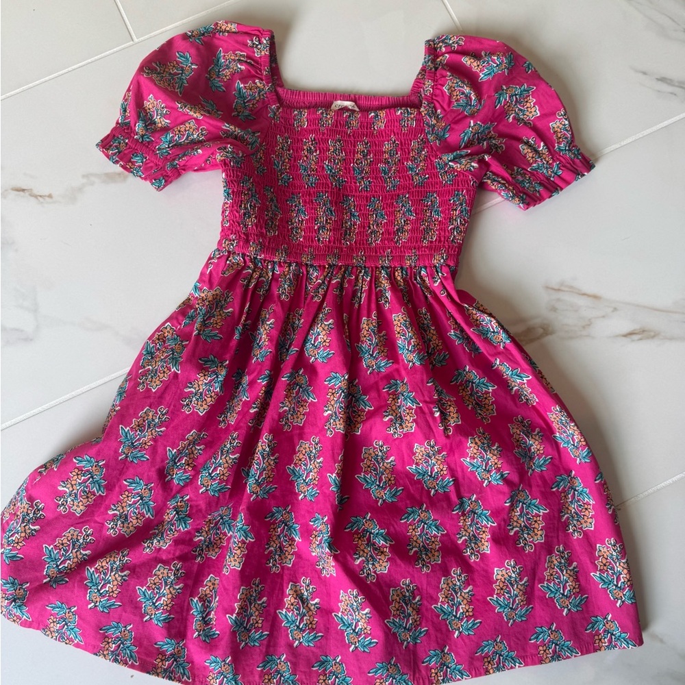 5/6 Crewcuts Vibrant Pink Floral Dress